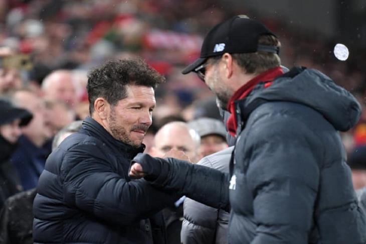 كلوب، سيميوني، ليفربول، أتلتيكو مدريد